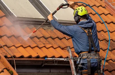 Démoussage et hydrofuge de toiture à Ciboure